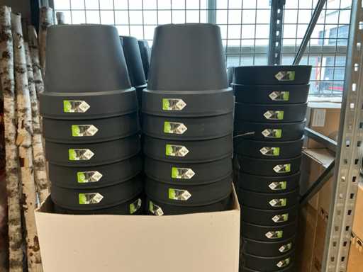 Partij Elho GB Top Planter 40 living black (120x)