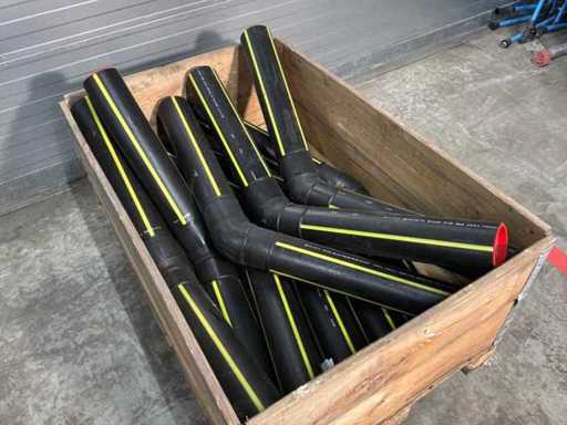 Gastec PE-HD PEE100 Druckrohr (9x)