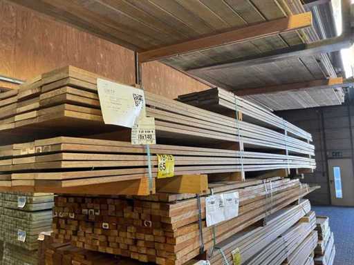 Guyana Teak Country Grade Planks Planed 3000-4000x140x18mm (138x)