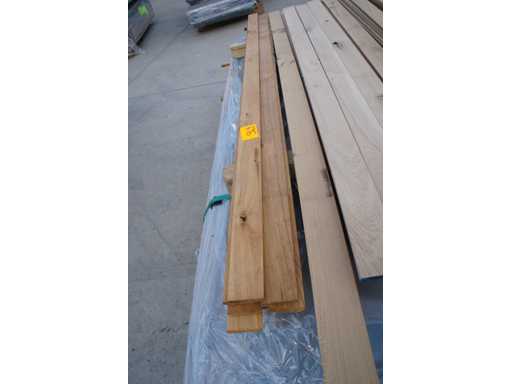 15 lm Massief eiken plinten