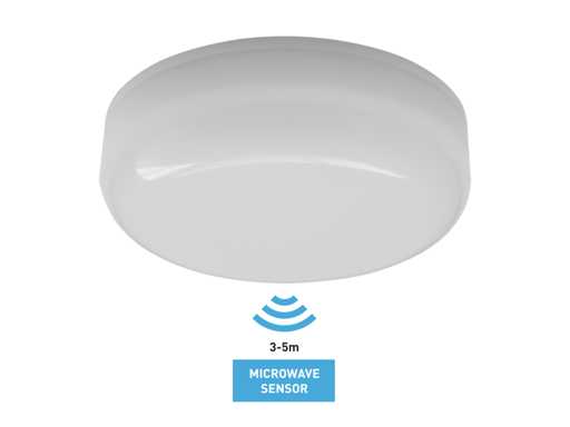  12W 4000K Surface Mounted LED Panels with sensor (6x)