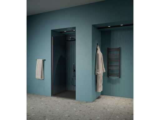 Gliss Design Porta Doccia Prima Niche Nero 90