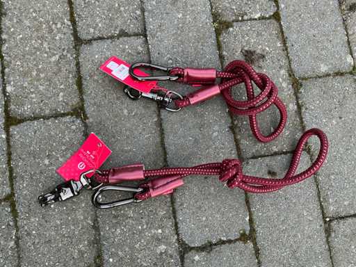 Trailer rope elastic horses (2x)