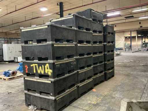 Caisse d’empilement en plastique (30x)