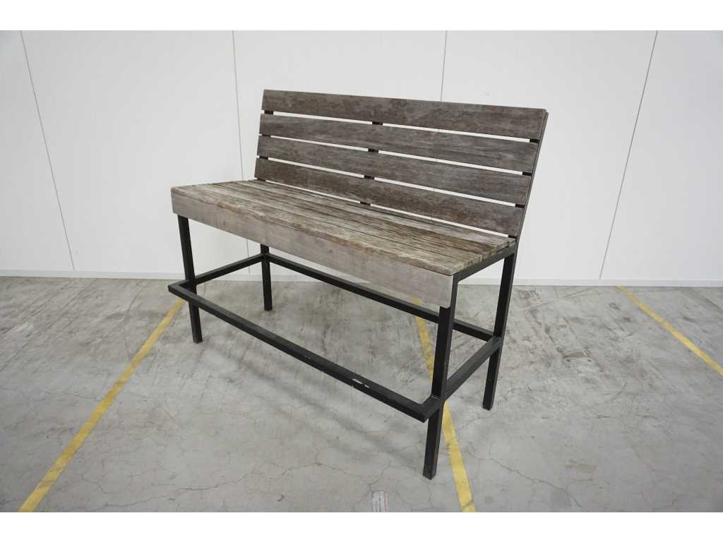 Satellite - Loeff Iroko - Terrace bench