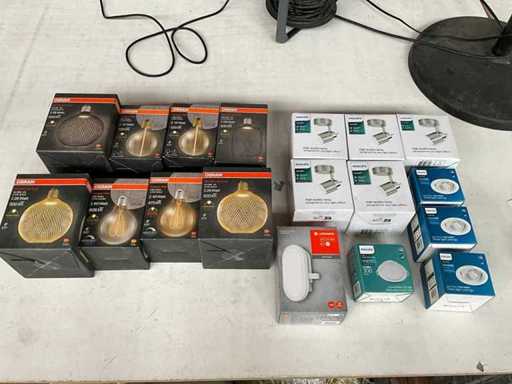 Mische Lotbeleuchtung und Lichtquellen von z. B. Philips und Osram