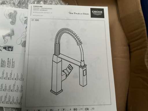 GROHE 31395 Eurocube Keukenkraan