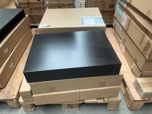 Ripiano lavandino nero 60cm (6x)