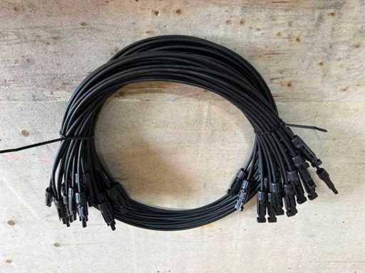 Sunter - MC4 - set van 20 verlengkabels (200 cm) t.b.v. zonnepanelen