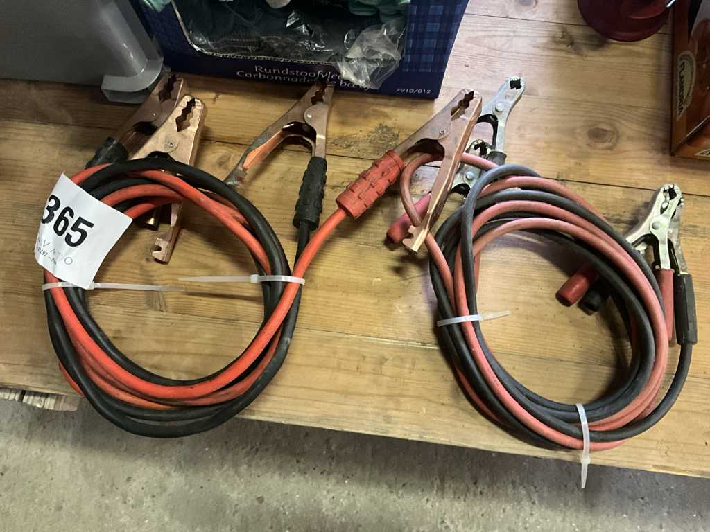 2 various jumper cables