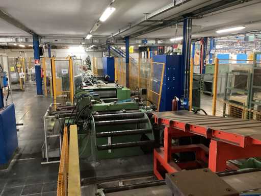 1997 SARONNI R05/800/9/2 Double line for unwinding, straightening and cutting sheet metal