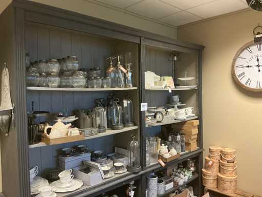 Sideboard with contents