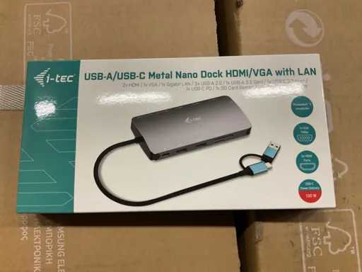 I-tec USB-A/USB-C Metal Nano Docks (4x)