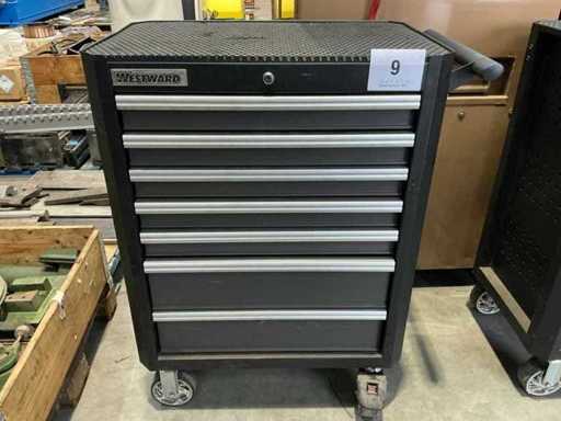 Căruciorul de unelte cu 7 sertare Westward