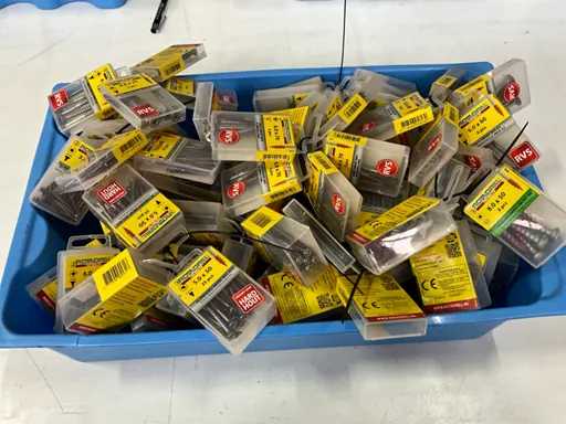 Rotadrill Varie viti: acciaio inox, zincato e ottone (100x)