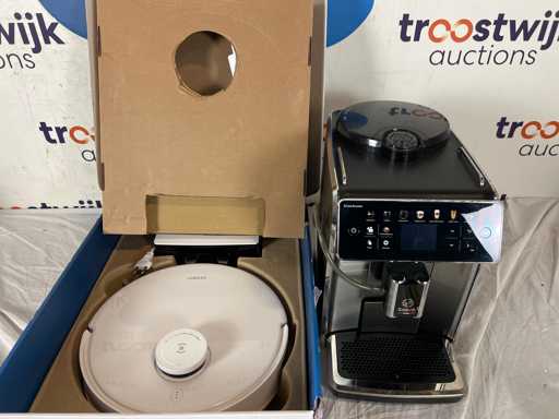 Ecovacs Deebot T10 - Robotstofzuiger | Philips Saeco GranAroma SM6585/00 - Espressomachine