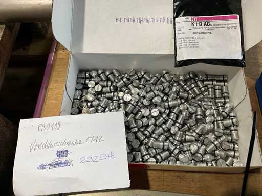 Borgschroef op roosterplaten