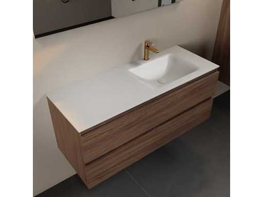 Bathroom cabinet Oak Mocha 120cm right