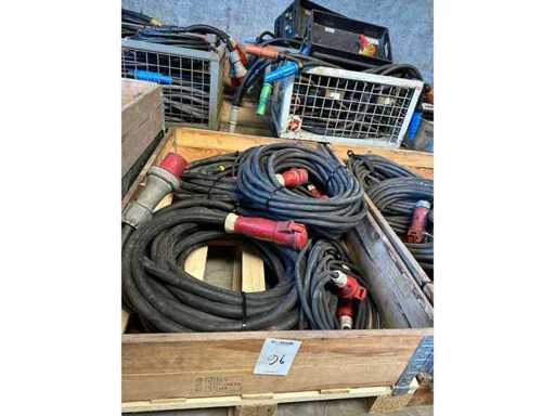 Partij Krachtstroom kabels 400V in Pallet
