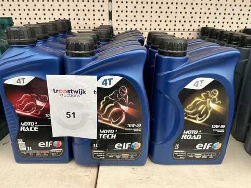 Mobil inhoud 1 liter Full Synthetische Motor olie 5W-30 +75W-90(10x)