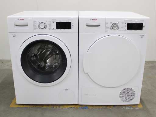 Bosch Series|8 VarioPerfect Waschmaschine & Bosch Series|8 Selbstreinigender Kondensatortrockner
