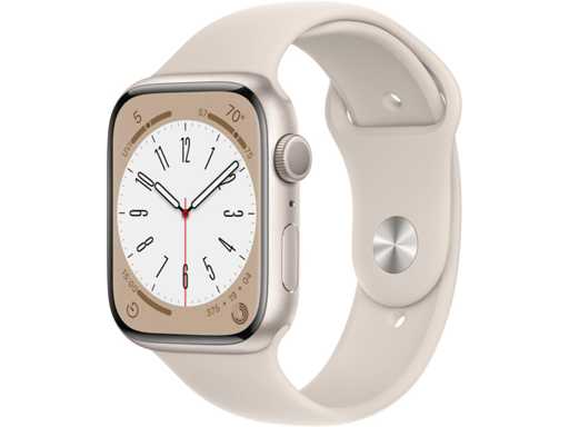 Apple - Series 8 - Smartwatch GPS Starlight Aluminium