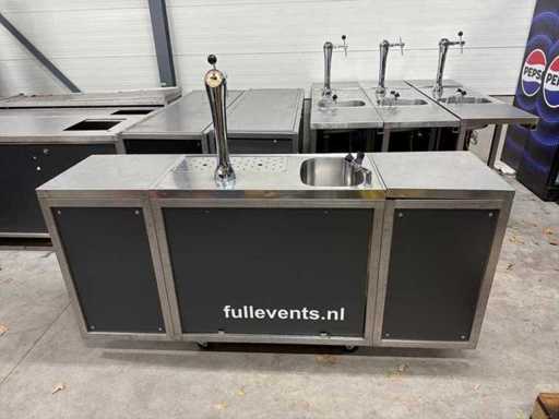 Bar mobilny z kranem