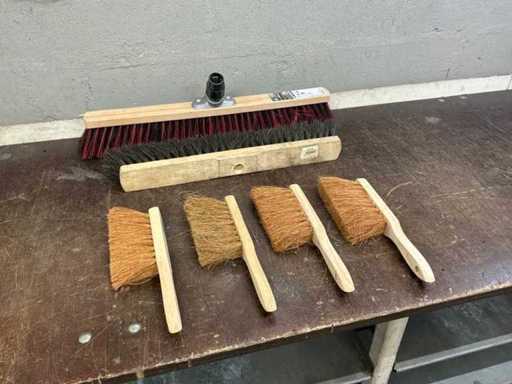 Brooms and hand brushes