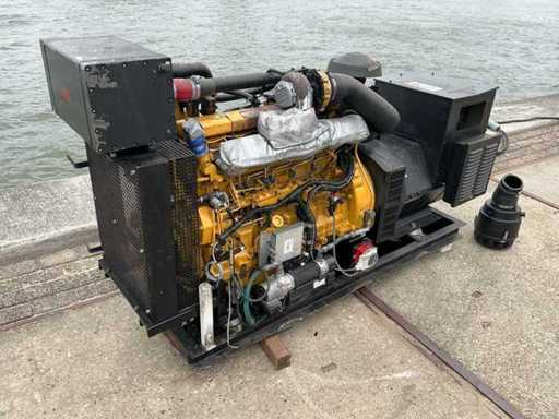 John Deere 6068HFG82 6-cilinder scheepsmotor met Stamford alternator