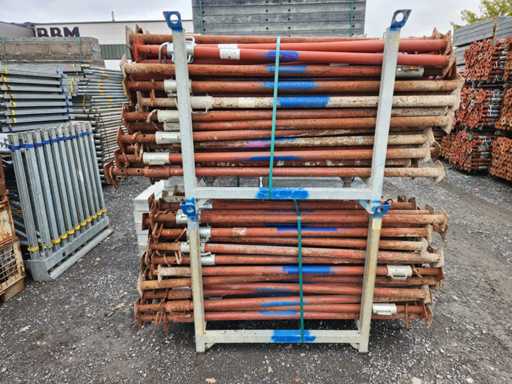 Schake props 1.80–3.00 m – 70 pieces on pallet – telescopic props / slab props made of steel – tested & ready for use