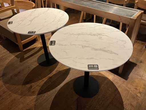 Huts - Restaurant table Ø 80 cm (2x)