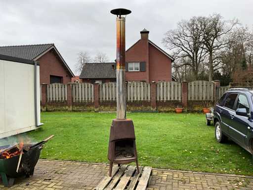 Cheminée de jardin
