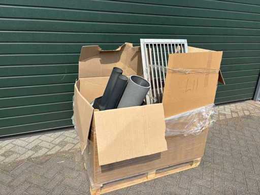 Attrezzature per la gestione dell'aria per lo sgombero di pallet