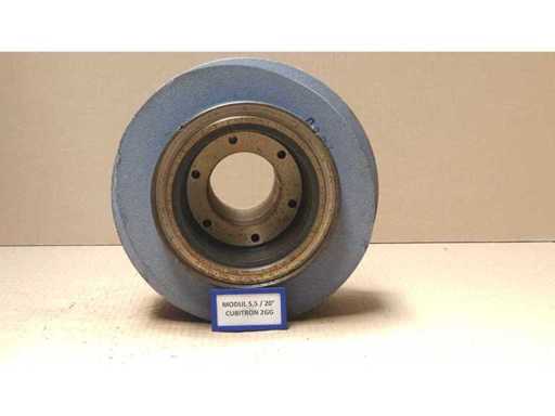 Reishauer RZ 400 / 800 / 1000 - Module 5.5 EW 20° 2GG Cubitron - Draagflens inclusief slijpwielflens