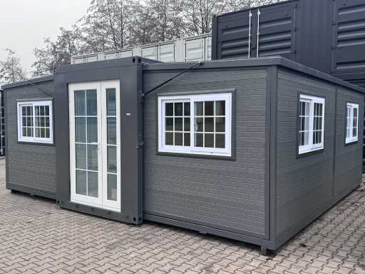 Unité mobile de vie Field / Tiny Home / Chalet avec 2 chambres + cuisine