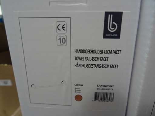 Blaues Etikett – Handtuchhalter 45 cm (12x)