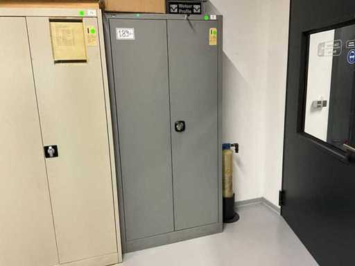Werkstattschrank mit Inhalt