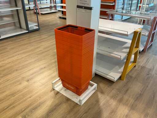 Einkaufskorb mit Metallständer (30x)