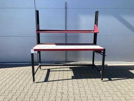 werkbank met handmatige hoogteverstelling