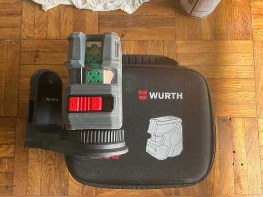 Würth Linien Laser CLL 24P w stanie idealnym, w etui, z kablem ładowającym