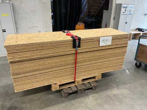 Plăci OSB3 EN300 250x67,5 - 23mm grosime - 1 palet de 40 de piese