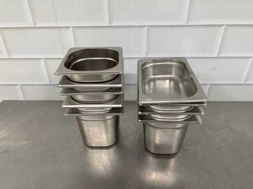 Edelstahl – Gastronorm-Tablett (10x)