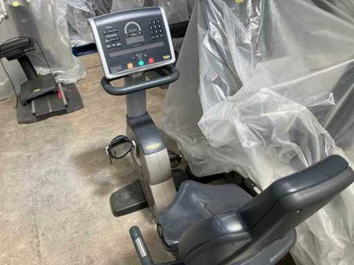 TECHNOGYM - Excite Recline 700 SP - Silver - Recumbent Bike