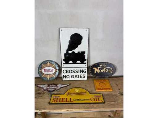 Gusseiserne Wanddekoration