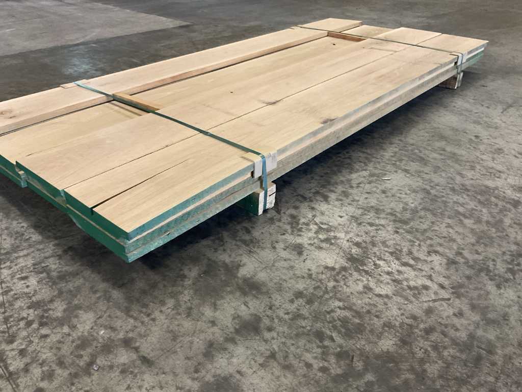 American oak planks pre-planed approx. 0.16 m³