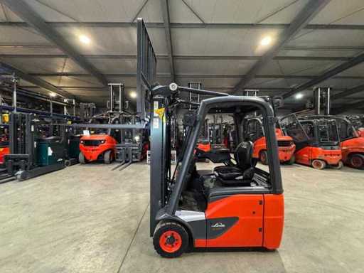 Servizio 2019 + UVV 02/2027 Linde E14-02 EVO 1.400kg Carrello Elevatore Elettrico Duplex Free Lift 13.213 ore