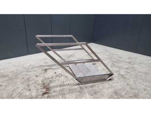 Stainless steel staircase