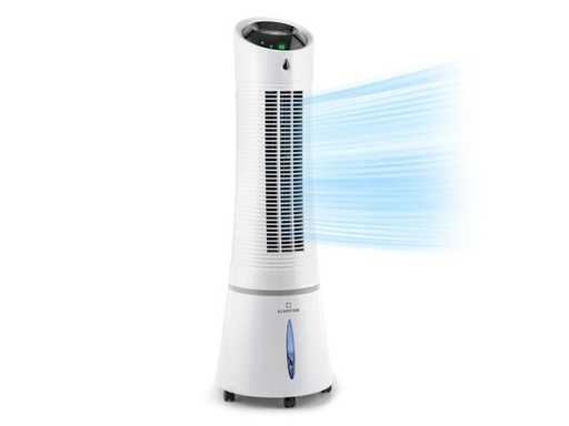 Smart Air Cooler - Klarstein Skycraper Ice Smart - Ventilator - Wit