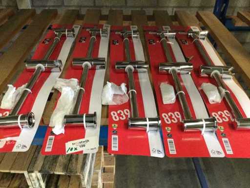 Aquasu wandkranen / wanduitlopen chroom – model 839 (10 stuks)