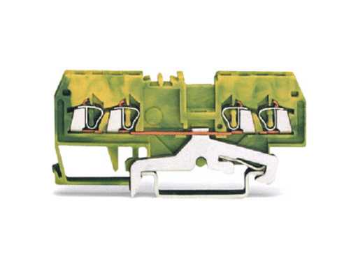 Wago 279-837 Terminale di messa a terra verde/giallo (100x)